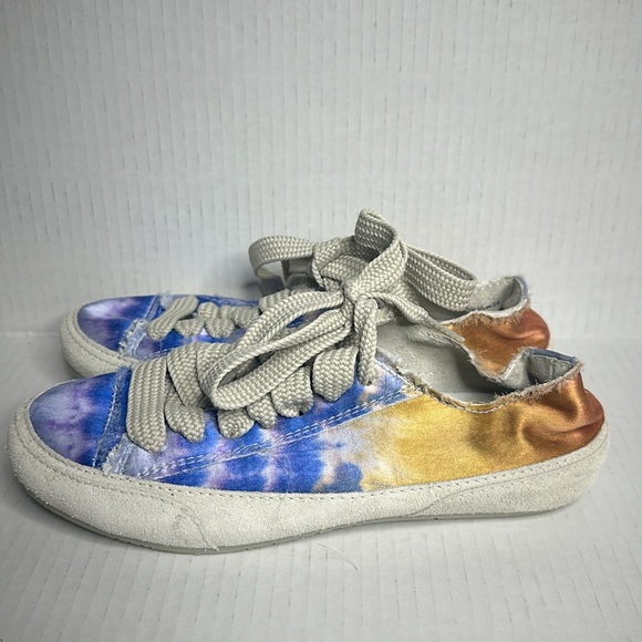 Rare PEDRO GARCIA Parson Ocean Satin Sneakers - Picture 4 of 9